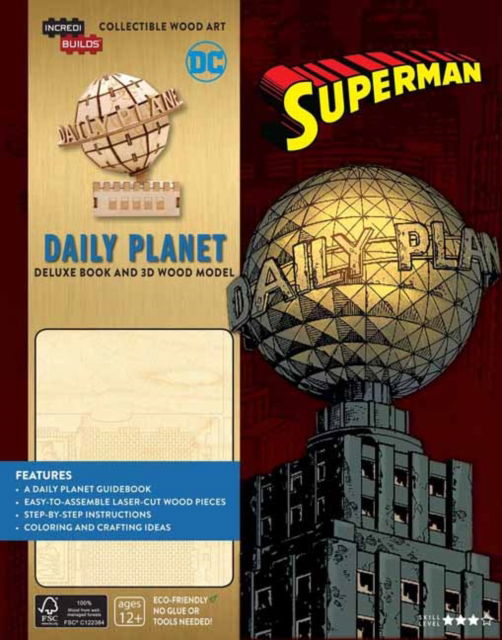 Cover for Manning · IncrediBuilds: DC Comics: Superman: Daily Planet Deluxe Book and Model Set - Incredibuilds (Pocketbok) [Export edition] (2017)