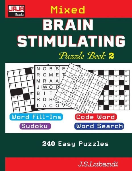 Cover for Jaja Books · Mixed Brain Stimulating Puzzle Book 2 (Paperback Bog) (2018)