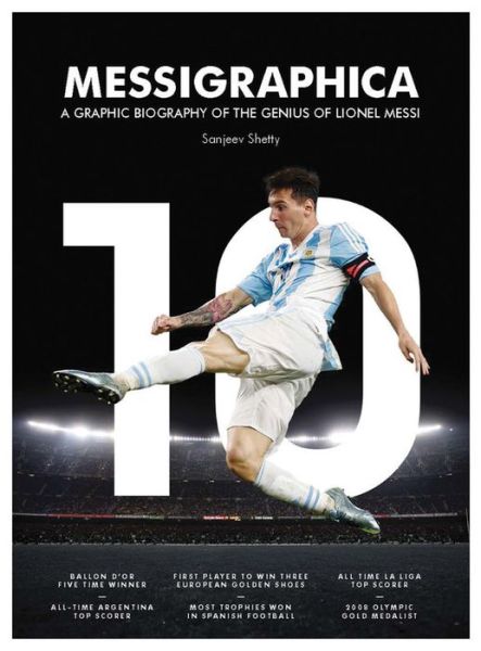 Cover for Sanjeev Shetty · Messigraphica: A graphic biography of the genius of Lionel Messi (Hardcover Book) (2017)