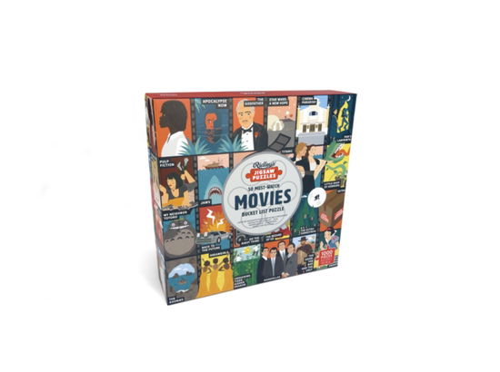 50 Must-Watch Movies Bucket List 1000-Piece Puzzle - Ridley's Games - Brætspil - Chronicle Books - 9781797230078 - 28. marts 2024