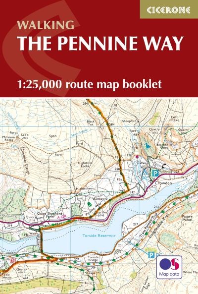 Pennine Way Map Booklet: 1:25,000 OS Route Mapping - Paddy Dillon - Books - Cicerone Press - 9781852849078 - September 16, 2024