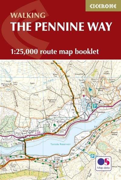 Pennine Way Map Booklet: 1:25,000 OS Route Mapping - Paddy Dillon - Books - Cicerone Press - 9781852849078 - August 5, 2018