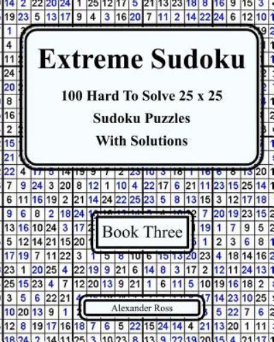 Cover for Alexander Ross · Extreme Sudoku Three (Pocketbok) (2017)