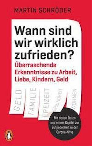 Cover for Martin Schröder · Wann sind wir wirklich zufrieden? (Paperback Book) (2021)