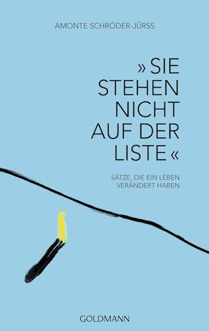 Cover for Amonte Schröder-Jürss · „Sie stehen nicht auf der Liste“ (Book) (2024)