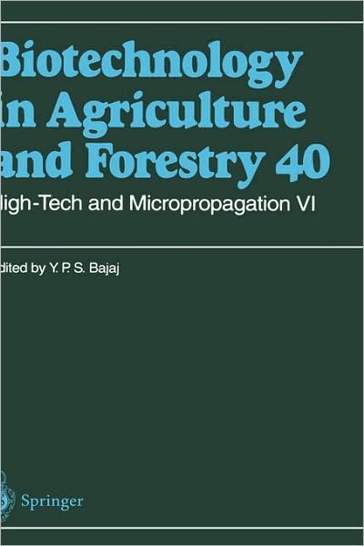 Cover for Y P S Bajaj · High-tech and Micropropagation - Biotechnology in Agriculture and Forestry (Hardcover bog) (1997)