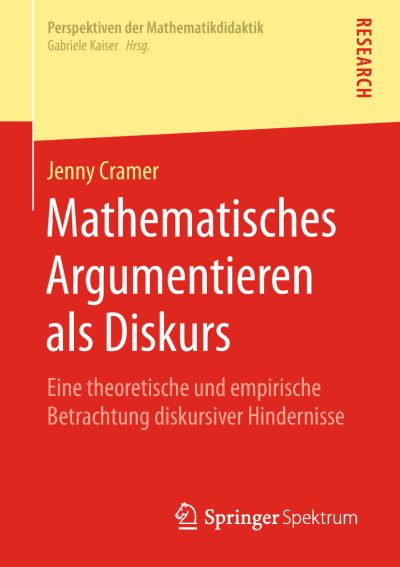 Cover for Cramer · Mathematisches Argumentieren als (Book) (2018)