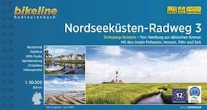 Cover for Esterbauer Verlag · Bikeline: Nordseeküsten-Radweg 3: Schleswig-Holstein. Von Hamburg zur dänischen Grenze. Mit den Inseln Pellworm, Amrum, Föhr, Sylt (Spiral Book) (2021)