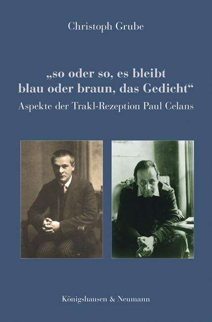 Cover for Grube · &quot;so oder so, es bleibt blau oder (Book)