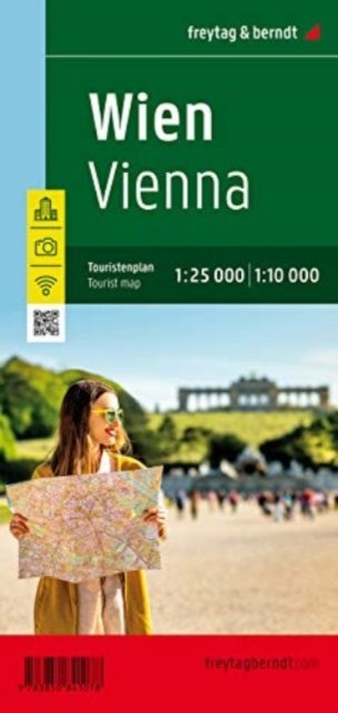 Vienna Tourist Map 1:8 500 - 1:25 000 - Freytag-berndt Und Artaria Kg - Books - Freytag-Berndt - 9783850841078 - May 1, 2018