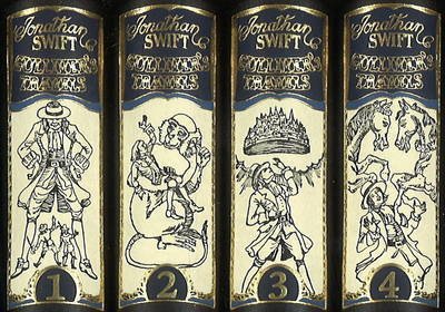 Cover for Jonathan Swift · Gulliver's Travels MiniBook -- Gilt-Edged Edition (4 Volumes) (Hardcover bog) (2023)