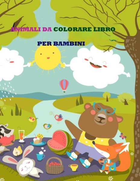 Cover for Books Deeasy Books · Animali da colorare libro per bambini (Paperback Book) (2021)