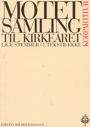 Cover for Bendt Fabricius · Motetsaml. til kirkeåret- korpartitur (Book) [1.º edición] (2002)