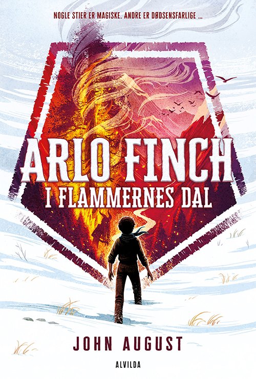 Cover for John August · Arlo Finch: Arlo Finch i flammernes dal (1) (Inbunden Bok) [1:a utgåva] (2018)