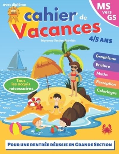 Cover for Moyenne Section Activités · Cahier De Vacances (Paperback Book) (2020)