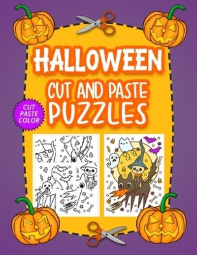 Cover for Cormac Ryan Press · Halloween Cut And Paste Puzzles (Paperback Book) (2020)