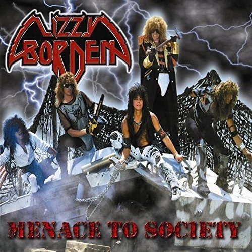 Cover for Lizzy Borden  · Menace To Society - Coloured Edition (VINIL)