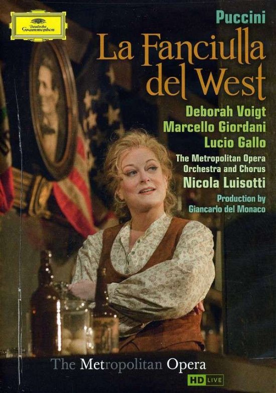 Cover for Puccini / Voigt / Giordani / Luisotti / Metropolit · La Fanciulla Del West (DVD) (2012)