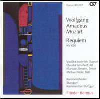 Cover for Mozart / Jezovsek / Schubert,c. / Volle / Bernius · Requiem K 626 (CD) (2002)