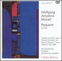 Requiem K 626 - Mozart / Jezovsek / Schubert,c. / Volle / Bernius - Musik - CAR - 0409350832079 - 16. juli 2002