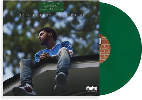 Cover for J. Cole · 2014 Forest Hills Drive (10 Year Anniversary) (LP) [Forest Green Vinyl edition] (2024)