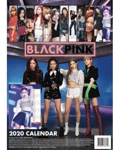 2020 Calendar - Blackpink - Produtos - VYDAVATELSTIVI - 0616906767079 - 14 de maio de 2019