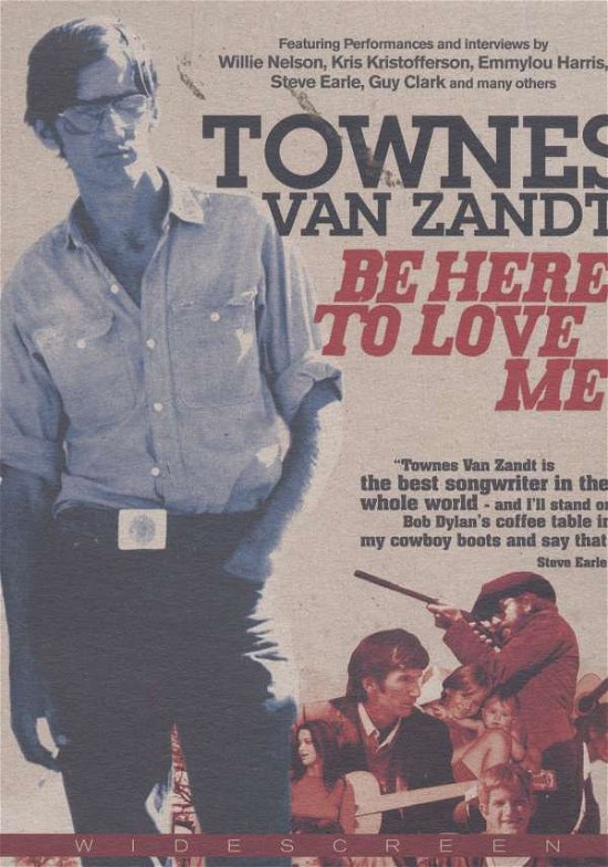 Cover for Townes Van Zandt · Be Here to Love Me (DVD) (2006)