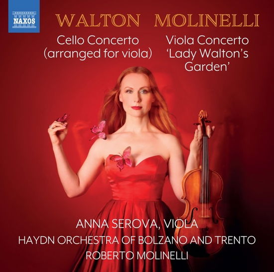 Cover for Anna Serova · Walton: Cello Concerto (Arr. for Viola) / Molinelli: Viol (CD) (2023)