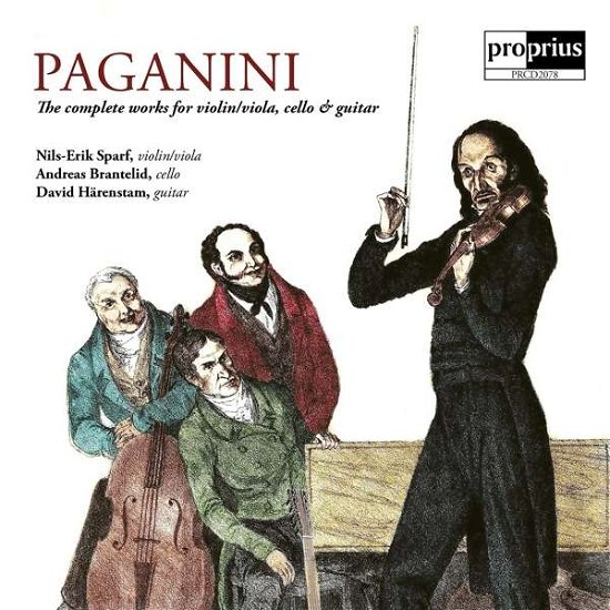 Cover for Andreas Brantelid, Niels Erik Sparf, David Härenstam · The Complete Works for Violin/ (CD) (2017)
