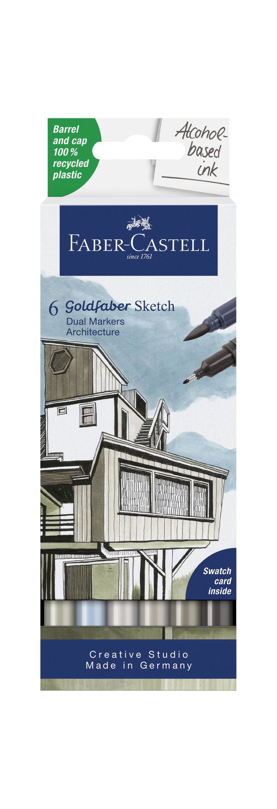 Cover for Faber-castell · Sketch Marker Gofa 6ct Set Architect (164807) (Leksaker)