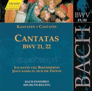 * BACH: Kantaten BWV 21 , 22 - Bach-ensemble / Rilling - Muzyka - hänssler CLASSIC - 4010276015079 - 7 grudnia 1998