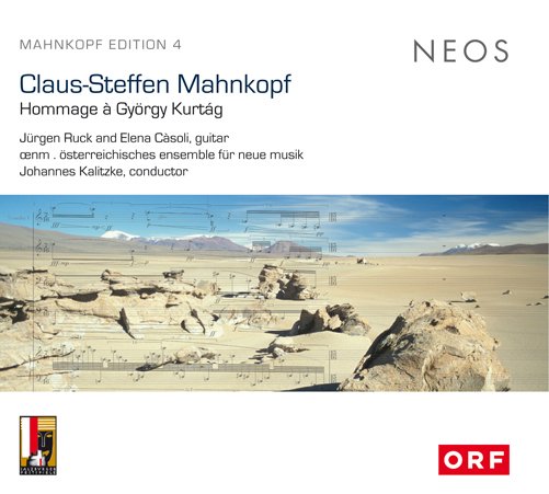 Cover for Claus-Steffen Mahnkopf · Hommage A Gyorgy Kurtag (CD) (2013)