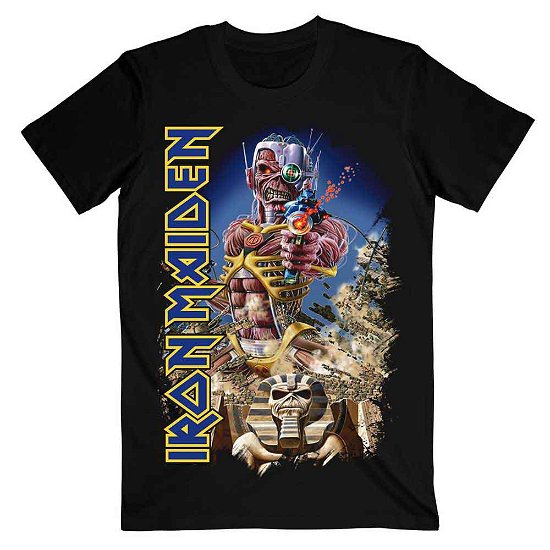 Iron Maiden Unisex T-Shirt: Somewhere Back in Time - Iron Maiden - Koopwaar - Global - Apparel - 5055295346079 - 12 augustus 2019