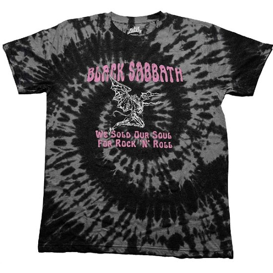 Black Sabbath Unisex T-Shirt: We Sold Our Soul For Rock N' Roll (Wash Collection) - Black Sabbath - Fanituote -  - 5056561064079 - 