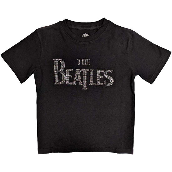 The Beatles Kids T-Shirt: Drop T (Embellished) (7-8 Years) - The Beatles - Merchandise -  - 5056561077079 - 