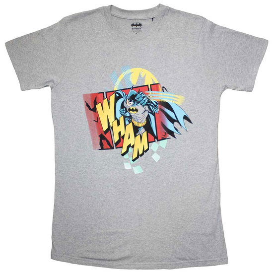 DC Comics Unisex T-Shirt: Batman Wham - DC Comics - Gadżety -  - 5056737243079 - 