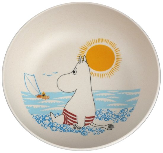Moomin Bamboo Melamine Bowl 16cm Oursea - Moomins - Barbo Toys - Andet - GAZELLE BOOK SERVICES - 5704976073079 - 13. december 2021