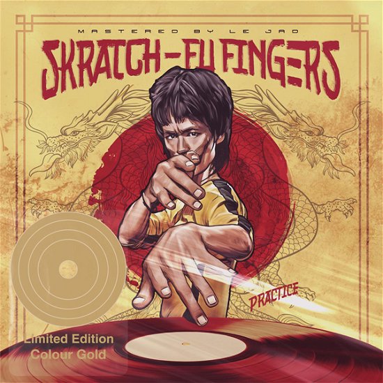Cover for DJ T-kut · Skratch Fu-fingers Practice (Gold) (7&quot;) (2023)