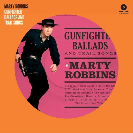 Cover for Marty Robbins · Gunfighter Ballads And Trail Songs (Solid Pink Vinyl) (+4 Bonus Tracks) (LP) (2022)