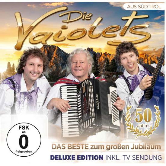 Cover for Die Vaiolets · DAS BESTE ZUM GROßEN JUBILÄUM-DELUXE EDITION INK (CD) (2022)