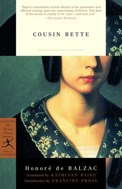 Cover for Honore de Balzac · Cousin Bette - Modern Library Classics (Pocketbok) [New edition] (2002)