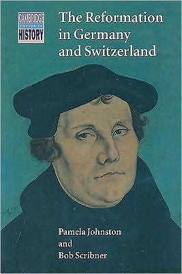 Cover for Pamela Johnston · The Reformation in Germany and Switzerland - Cambridge Topics in History (Pocketbok) (1993)