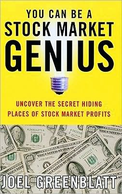 Cover for Joel Greenblatt · You Can be a Stock Market Genius: Uncover the Secret Hiding Places of Stock Market Profits (Pocketbok) (1999)