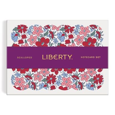 Cover for Galison · Liberty Scalloped Shaped Notecard Set (Drucksachen) (2022)