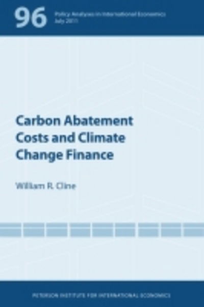 Cover for William Cline · Carbon Abatement Costs and Climate Change Finance (Paperback Book) (2011)