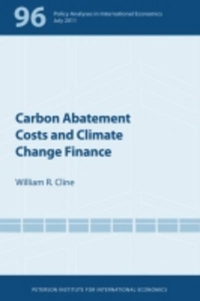 Cover for William Cline · Carbon Abatement Costs and Climate Change Finance (Pocketbok) (2011)