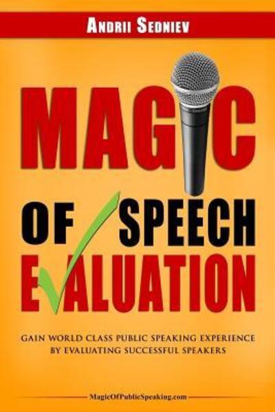 Cover for Andrii Sedniev · Magic of Speech Evaluation (Paperback Book) (2019)