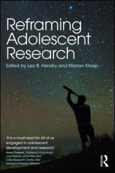 Cover for Leo B Hendry · Reframing Adolescent Research (Pocketbok) (2018)