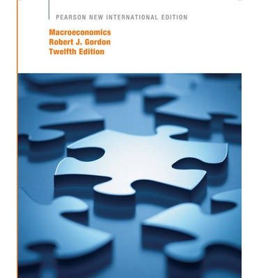 Cover for Robert Gordon · Macroeconomics: Pearson New International Edition (Pocketbok) (2013)
