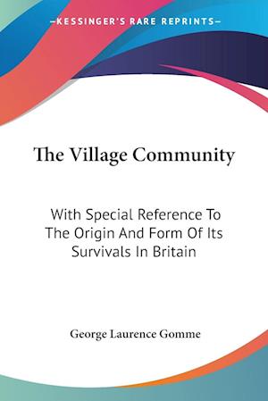 Cover for George Laurence Gomme · The Village Community (Paperback Book) (2007)